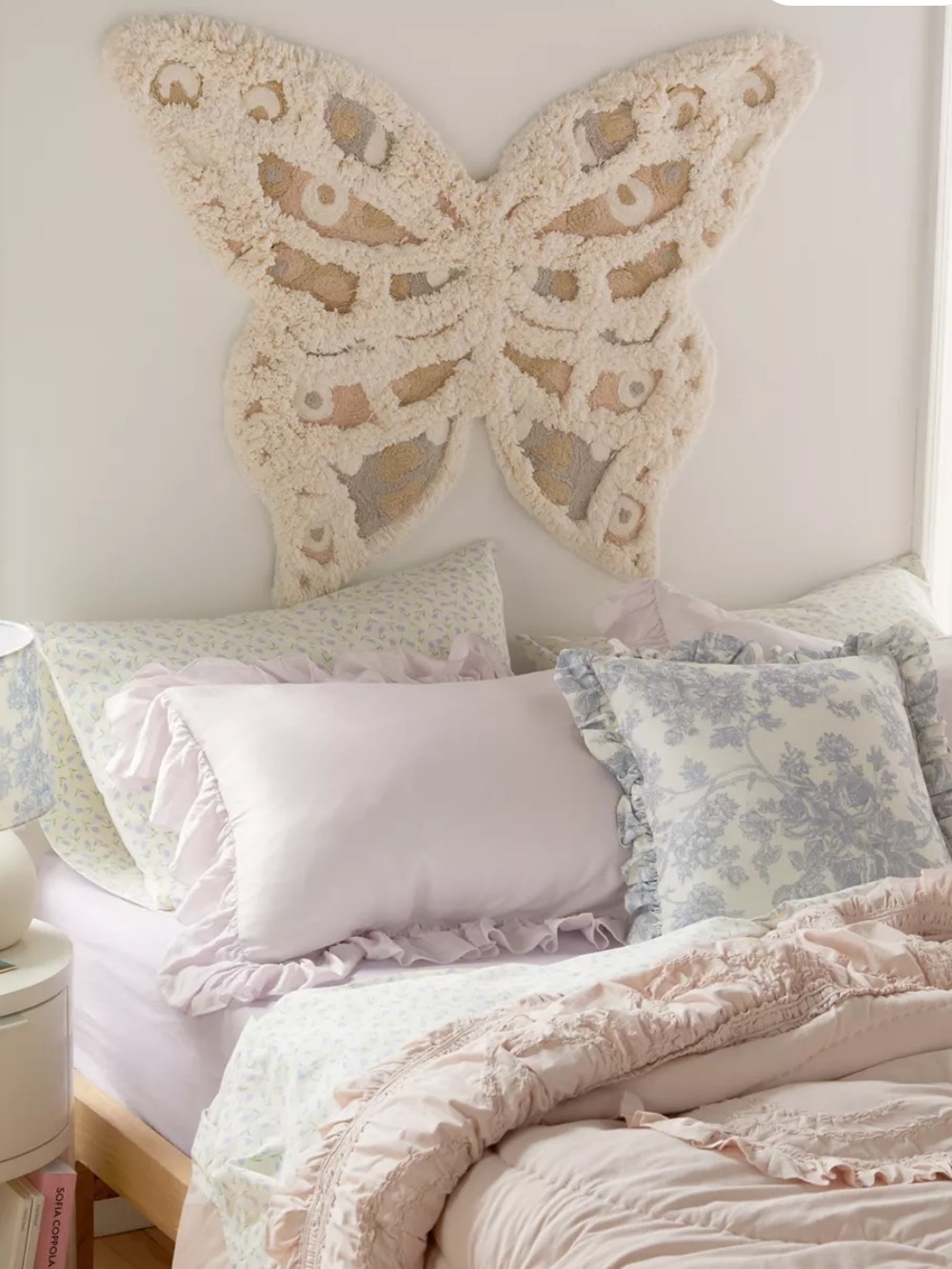 Butterfly Shag Wall Hanging